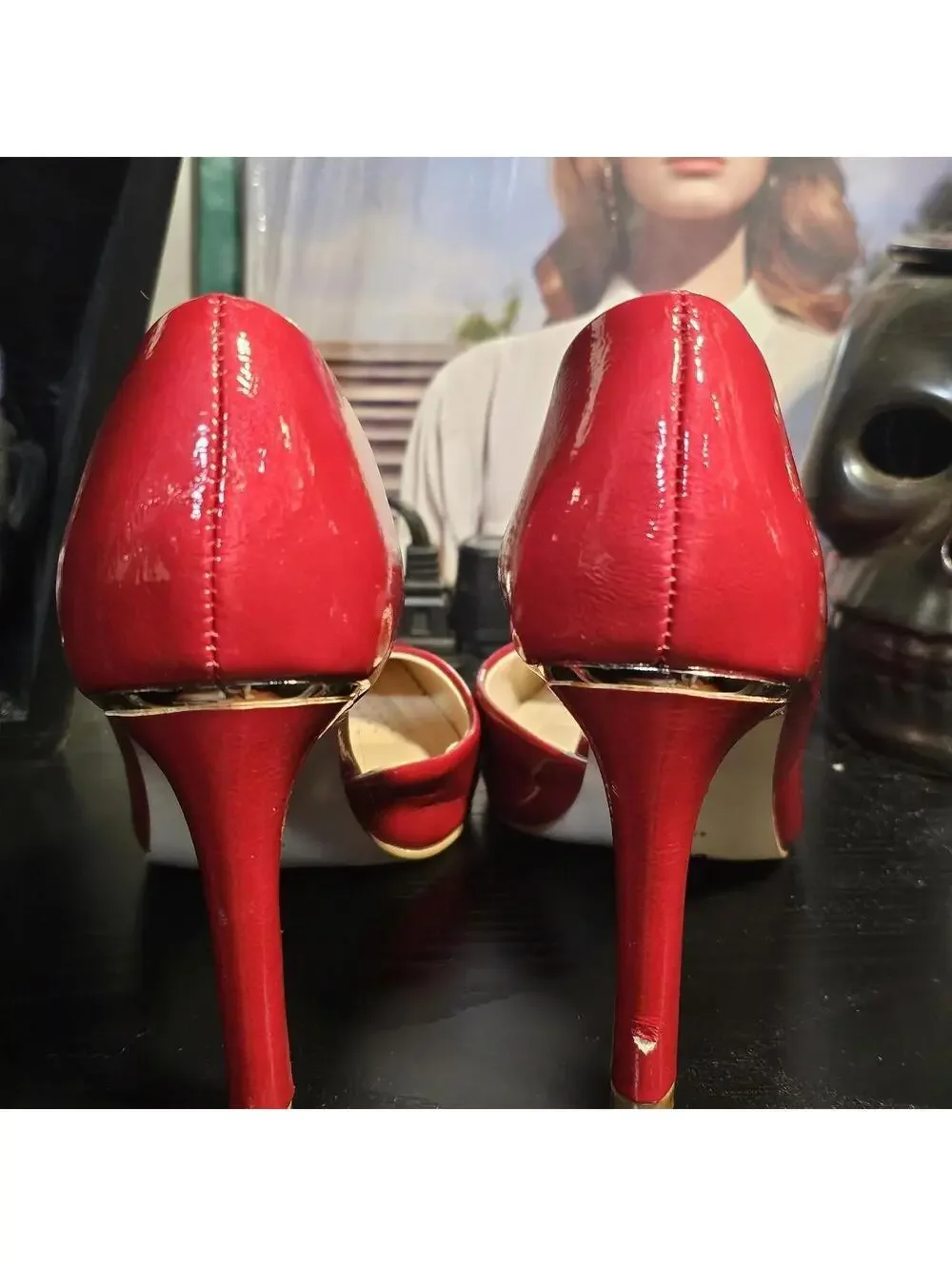 Jessica Simpson Women's Red Court
